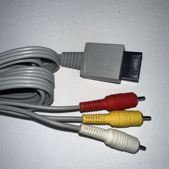 Nintendo Wii Replacement AV Cable Composite Video Audio Cord - Picture 5 of 16
